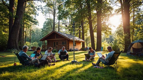 Top prestataires pour une couverture wifi efficace en camping